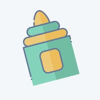 Icon Moisturizer. related to Hygiene symbol. doodle style. simple design illustration vector
