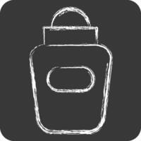 Icon Deodorant. related to Hygiene symbol. chalk Style. simple design illustration vector