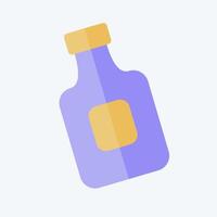 Icon Mouth Wash. related to Hygiene symbol. flat style. simple design illustration vector