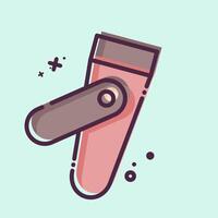 Icon Nail Clipper. related to Hygiene symbol. MBE style. simple design illustration vector