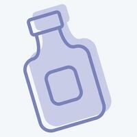 Icon Mouth Wash. related to Hygiene symbol. two tone style. simple design illustration vector