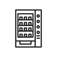 vending machine icon logo vector