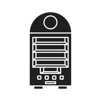 vending machine icon logo vector