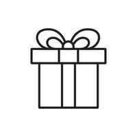 gift icon logo vector