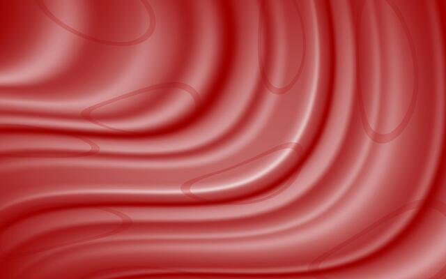 Bright 3D silk in red shades with circles