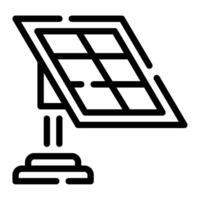 solar panel icono para web, aplicación, infografía, etc vector