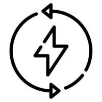 Renewable Icon for web, app, infographic, etc vector