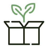 Eco Packaging Icon for web, app, infographic, etc vector