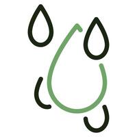agua de lluvia icono para web, aplicación, infografía, etc vector