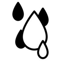 agua de lluvia icono para web, aplicación, infografía, etc vector