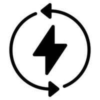 Renewable Icon for web, app, infographic, etc vector