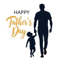 Happy father's day Typography vector