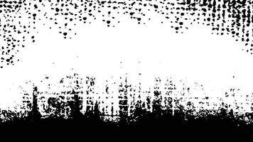 urbano antecedentes textura . polvo cubrir angustia granoso sucio efecto. afligido ilustración. aislado negro en blanco antecedentes. vector