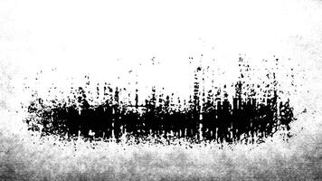 Black grunge texture over white. vector