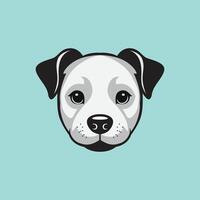 puppies head logo vector