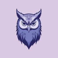 Owl logo illustration vector