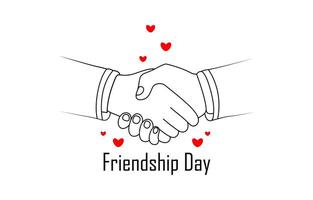 Infinity love icon. Continuous line art drawing Hearts with Infinity symbol. Friendship and love concept happy friendship day with heart shape vector