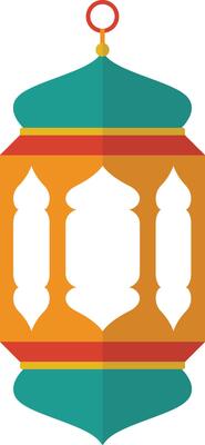 Ramadan Kareem Lantern Ornament. in Cartoon Design Style