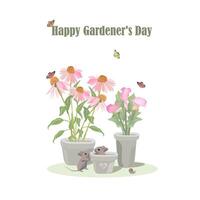 leaflet on Gardener's Day1 vector
