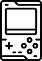 Black line icon for retro vector