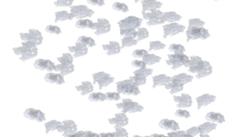 a bunch of black and white smoke on a transparent background png