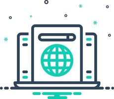 Mix icon for public domain vector