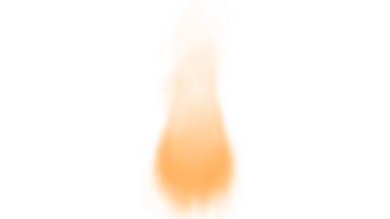 arancia fiamma su trasparente sfondo png