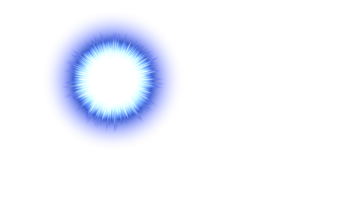 une bleu lumière est brillant sur une transparent Contexte png