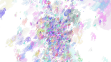en färgrik konfetti faller på en transparent bakgrund png