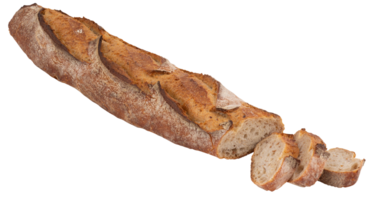bakery bread cut out isolated transparent background png
