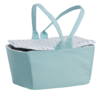 Toy laundry basket set cut out isolated transparent background png