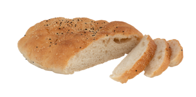 Bäckerei Brot Schnitt aus isoliert transparent Hintergrund png