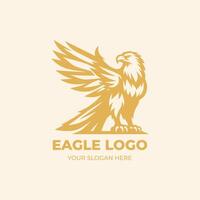 The Eagle with Awesome Wing Logo vector