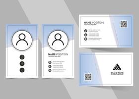 Elegant business card and name card template design vector