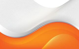 Abstract orange background design vector