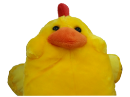 A part of Little Easter yellow chick doll or toy with copy space isolated element png