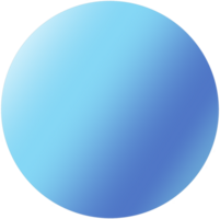 lumière bleu perle, colorée main tiré biologique rond tache cercle discours.cycle pente goutte bulle art png