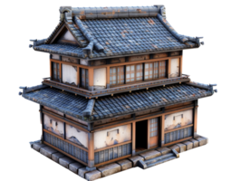 Japanese house illustration png