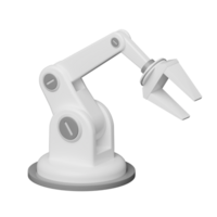 futurista robot brazo png