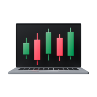 Laptop and candlestick png