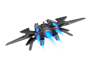 Futuristic spaceshipFuturistic black spaceship png