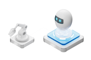 ai och robot ärm png