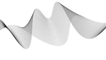 resumen curvo ondulado línea, suave raya. moderno ola antecedentes. antecedentes con ola. vector