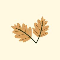 Simple Leaf Clipart vector
