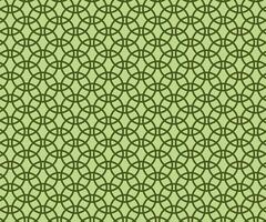 Seamless intricate circles chain pattern template. Geometric interlock circle background. vector
