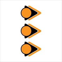 Modern bullet points element vector