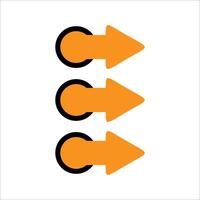 Modern bullet points element vector