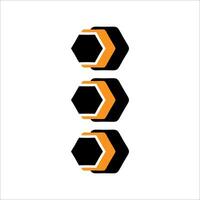 Modern bullet points element vector