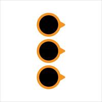 Modern bullet points element vector