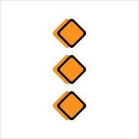 Modern bullet points element vector